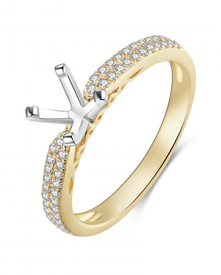 SEMI MOUNT DIAMOND ENGAGEMENT RING (TR3907)